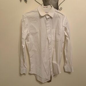 John Ashford Crisp White Dress Shirt